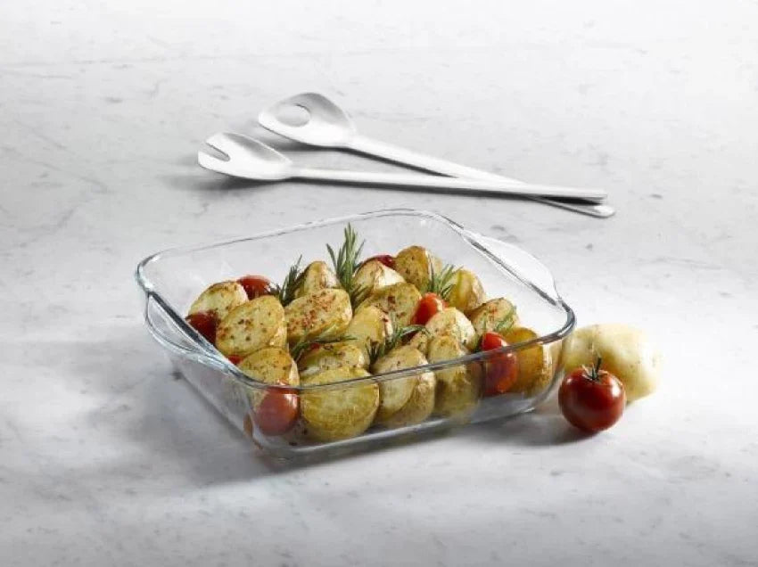 Borcam 59024 - Glazen Ovenschaal - 3200 ml - 282,5 x 317,5 mm