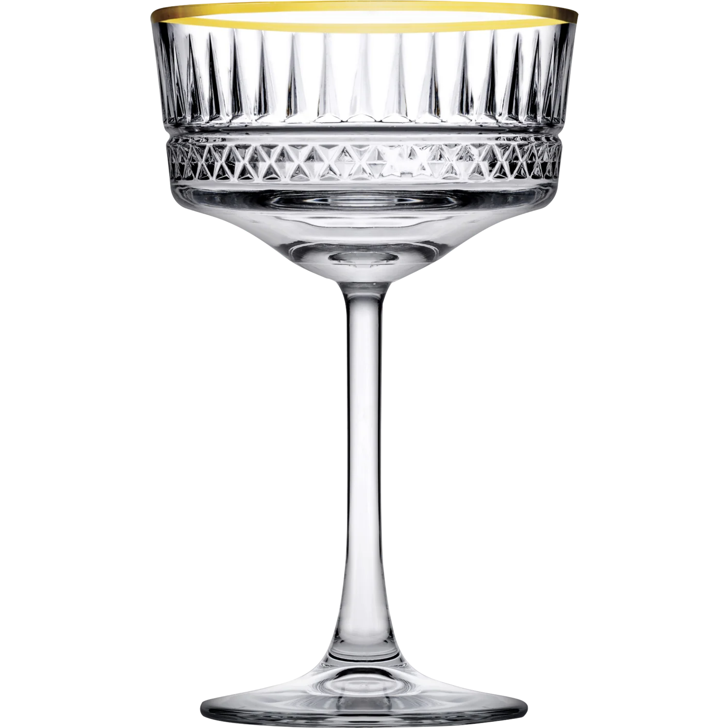 Paşabahçe Elysia 440436 – Golden Touch - Champagneglazen – Set van 4 – 260 ml