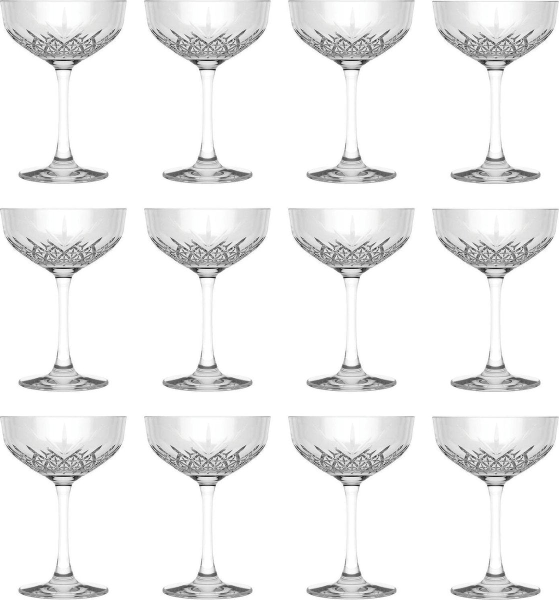 Paşabahçe Timeless 440236 - Coupe Champagneglazen - 270 ml - 12 stuks