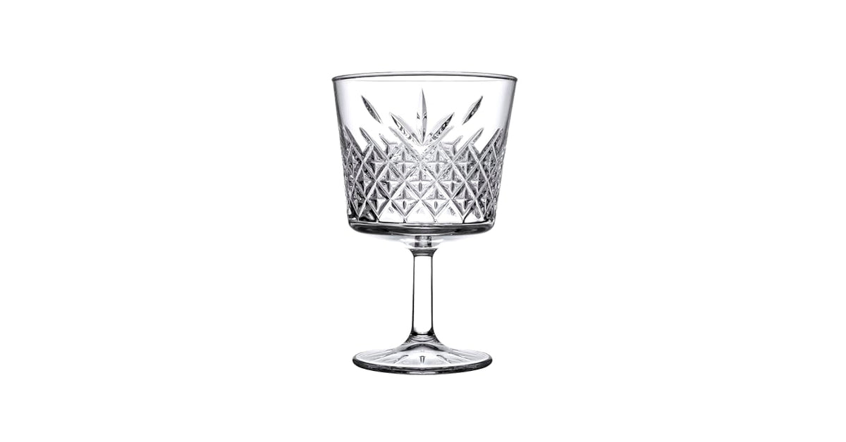 Paşabahçe Timeless 440456 - Glazen Op Voet - Set van 4 - 270 ml