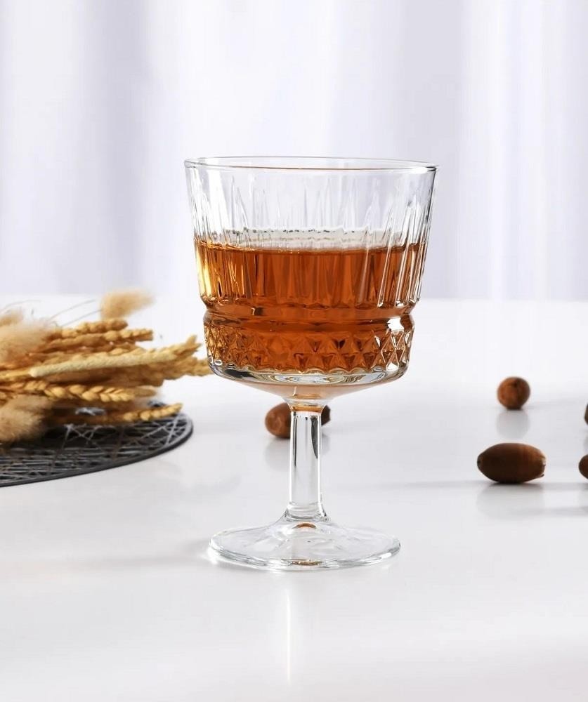 Paşabahçe Elysia 440455 - Glazen Op Voet - 260 ml - Set van 4