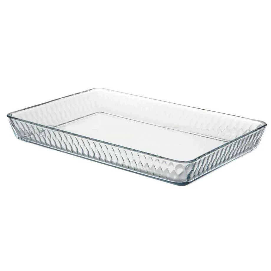 Borcam 590076 - Rechthoekig Glazen Ovenschaal - 2900 ml