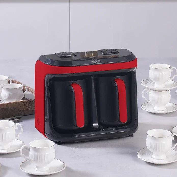 Karaca Hatır Hüps Düet - Rood - Koffiezetapparaat - 1400W - 10 Kopjes