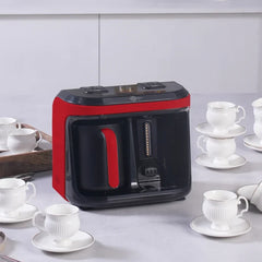 Karaca Hatır Hüps Düet - Rood - Koffiezetapparaat - 1400W - 10 Kopjes