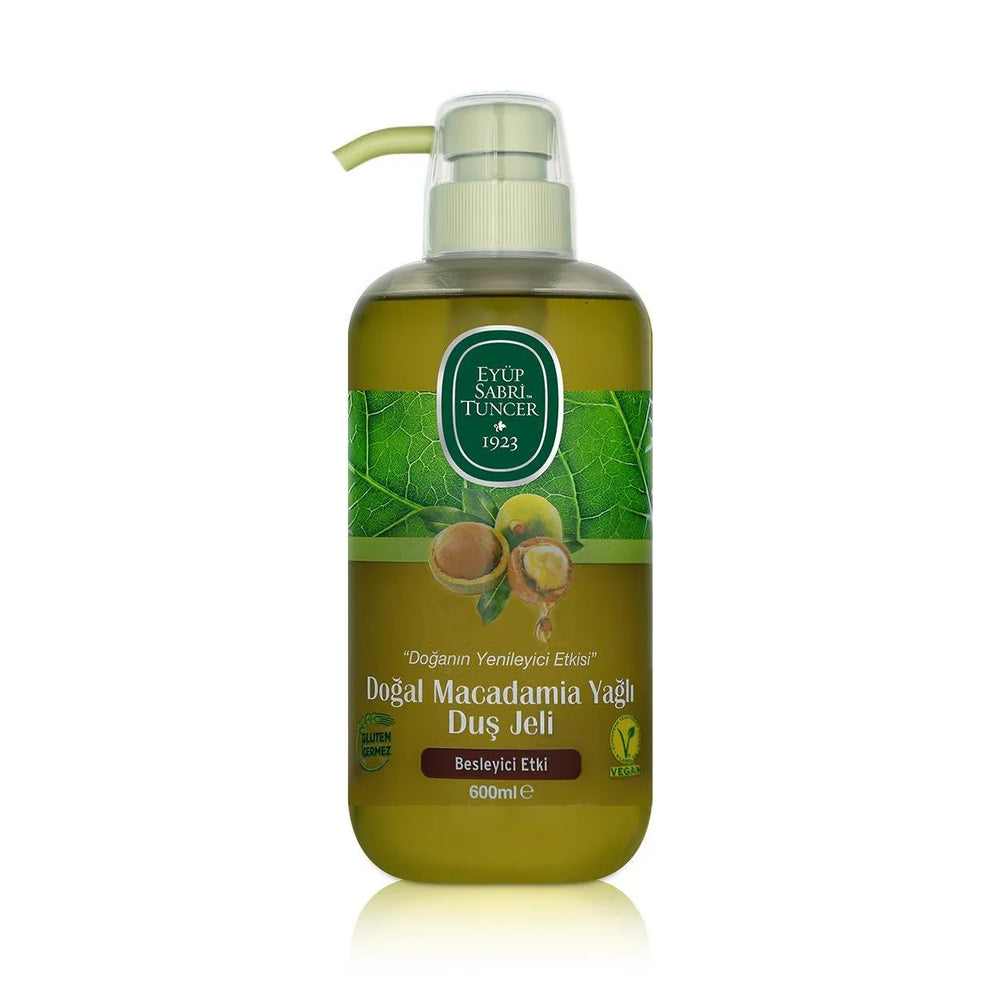 Eyüp Sabri Tuncer – Natuurlijke Macadamia Douchegel – 600 ml – Glutenvrij – 100% Vegan