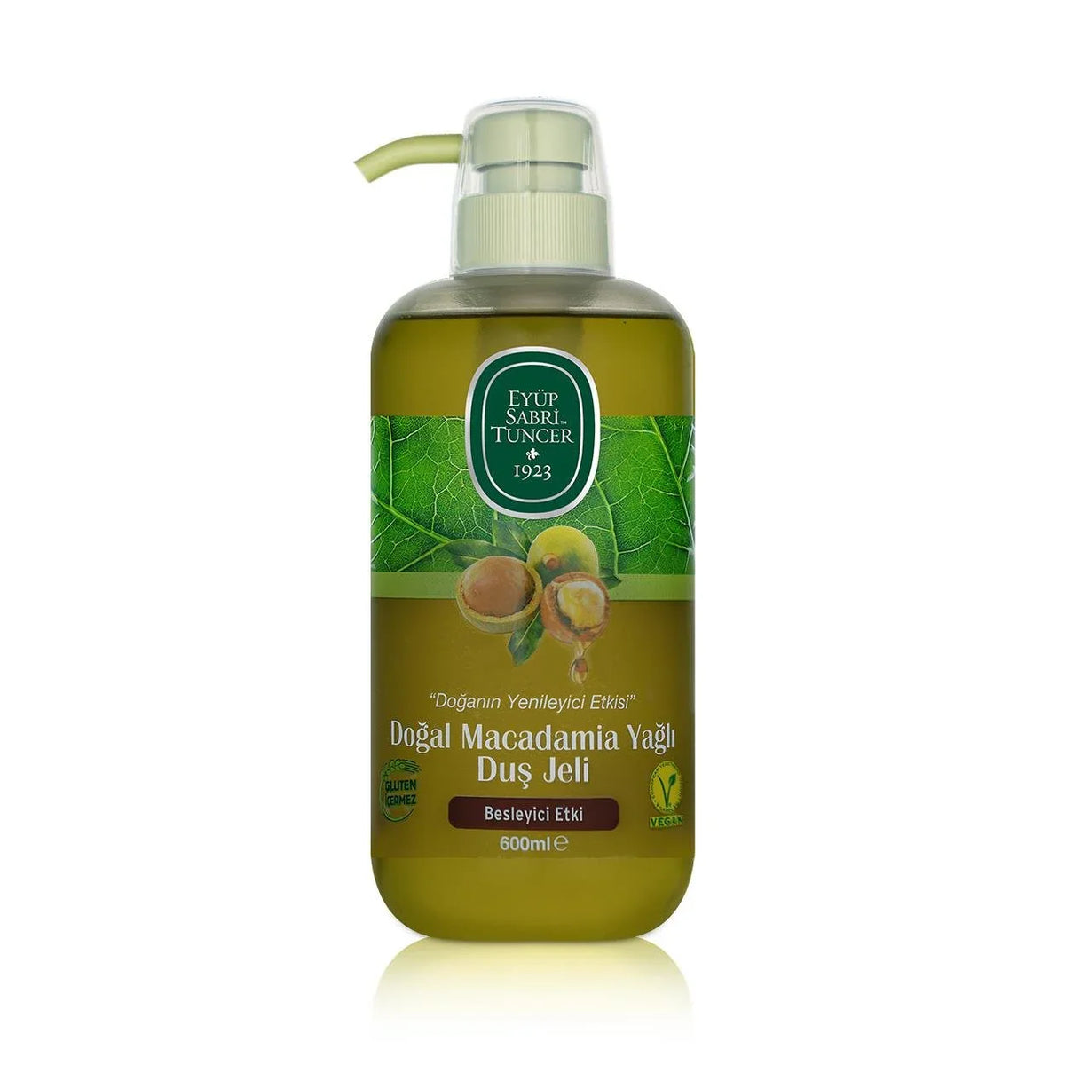 Eyüp Sabri Tuncer – Natuurlijke Macadamia Douchegel – 600 ml – Glutenvrij – 100% Vegan