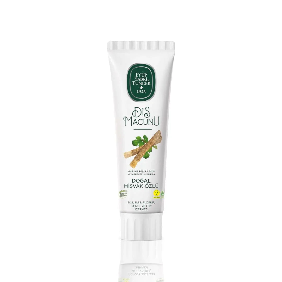 Eyüp Sabri Tuncer – 100% Plantaardige Tandpasta met Natuurlijke Misvak – 90 ml – 100% Vegan – Glutenvrij