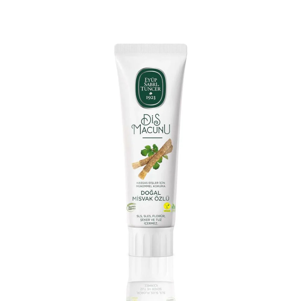 Eyüp Sabri Tuncer – 100% Plantaardige Tandpasta met Natuurlijke Misvak – 90 ml – 100% Vegan – Glutenvrij