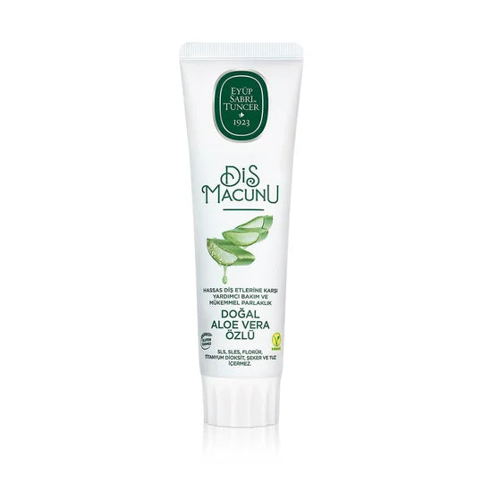 Eyüp Sabri Tuncer – 100% Plantaardige Tandpasta met Natuurlijke Aloe Vera – 90 ml – 100% Vegan – Glutenvrij