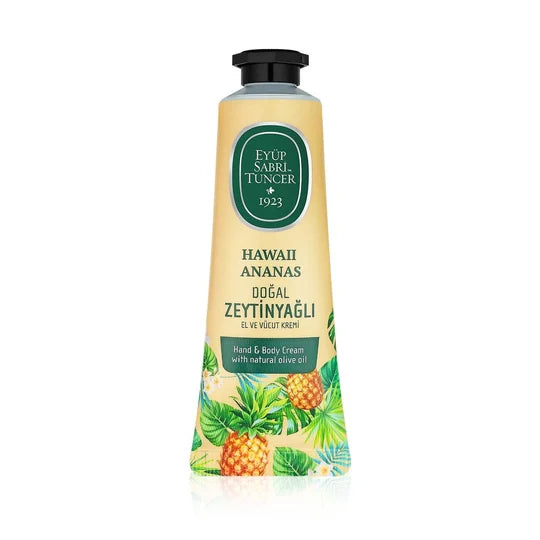 Eyüp Sabri Tuncer - Hawaii Ananas - Natuurlijke Olijfolie Hand- en Lichaamscrème - 50 ml