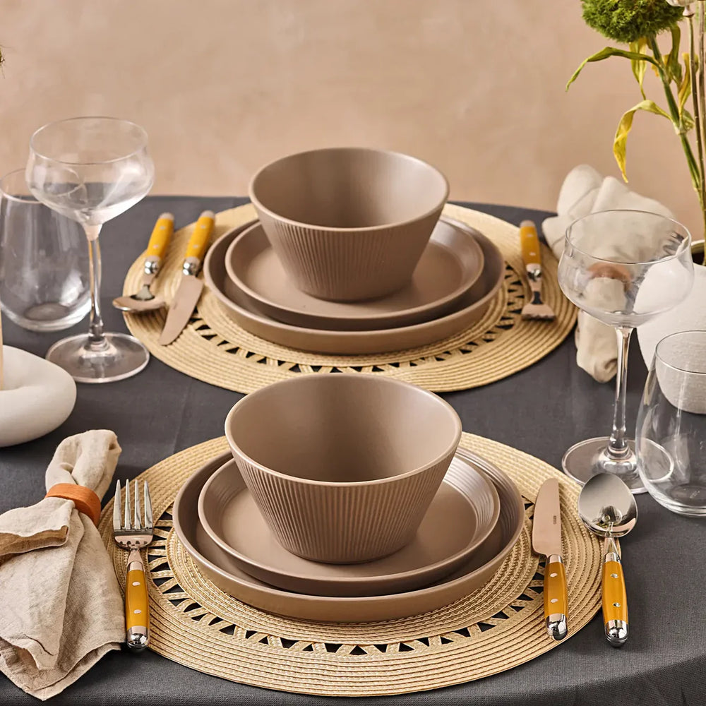 Karaca Mirum - Stoneware Serviesset - 4-Persoons - 12-Delig