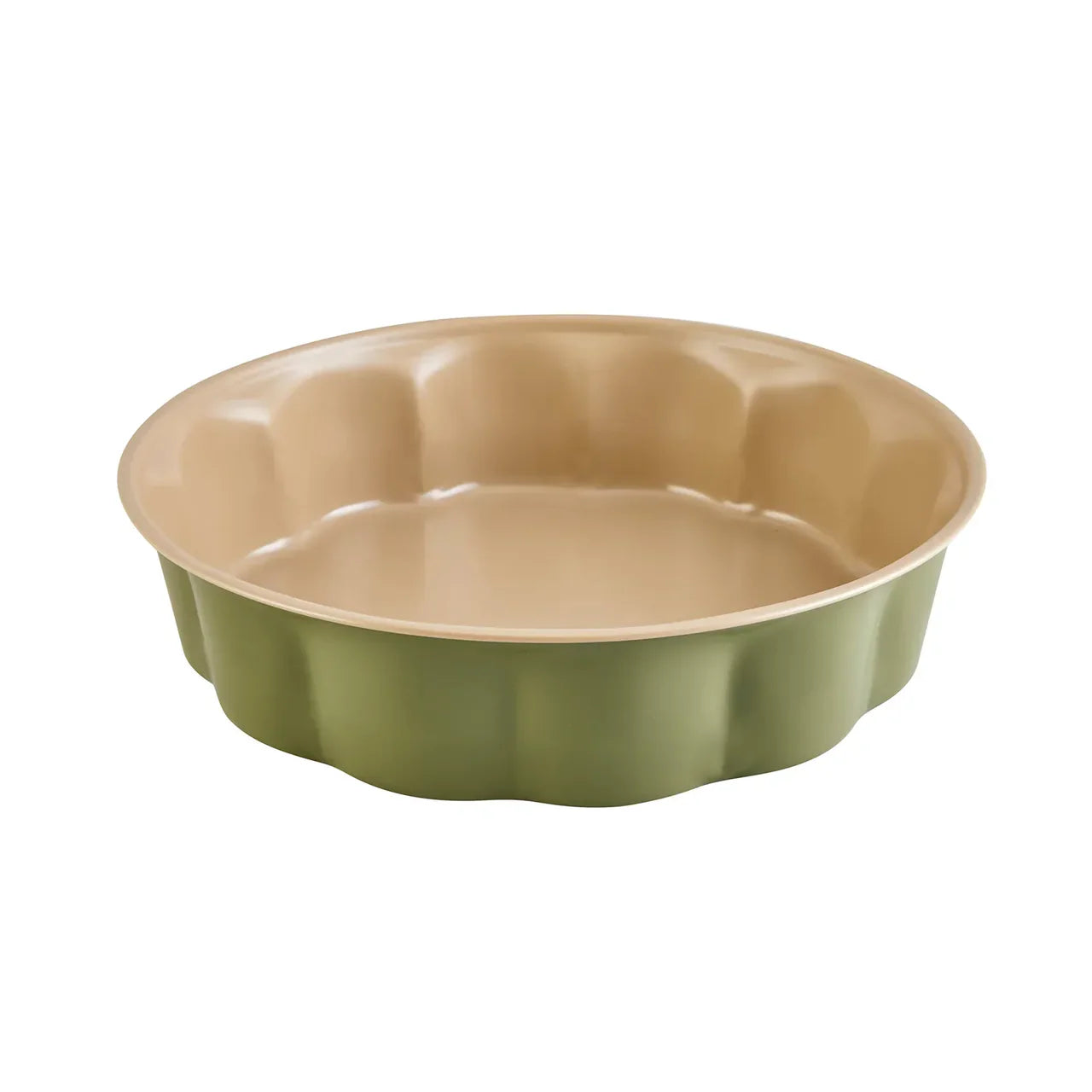 Karaca Jennese - Carbon Staal - Bakvorm - Groen - 26 cm
