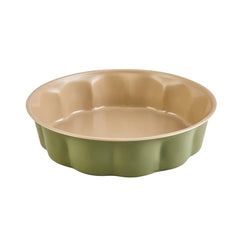 Karaca Jennese - Carbon Staal - Bakvorm - Groen - 26 cm