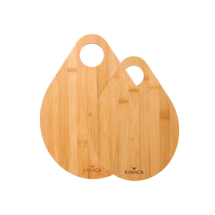 Karaca Damla - Bamboehouten Snijplank - Set van 2 - 33 x 24 cm