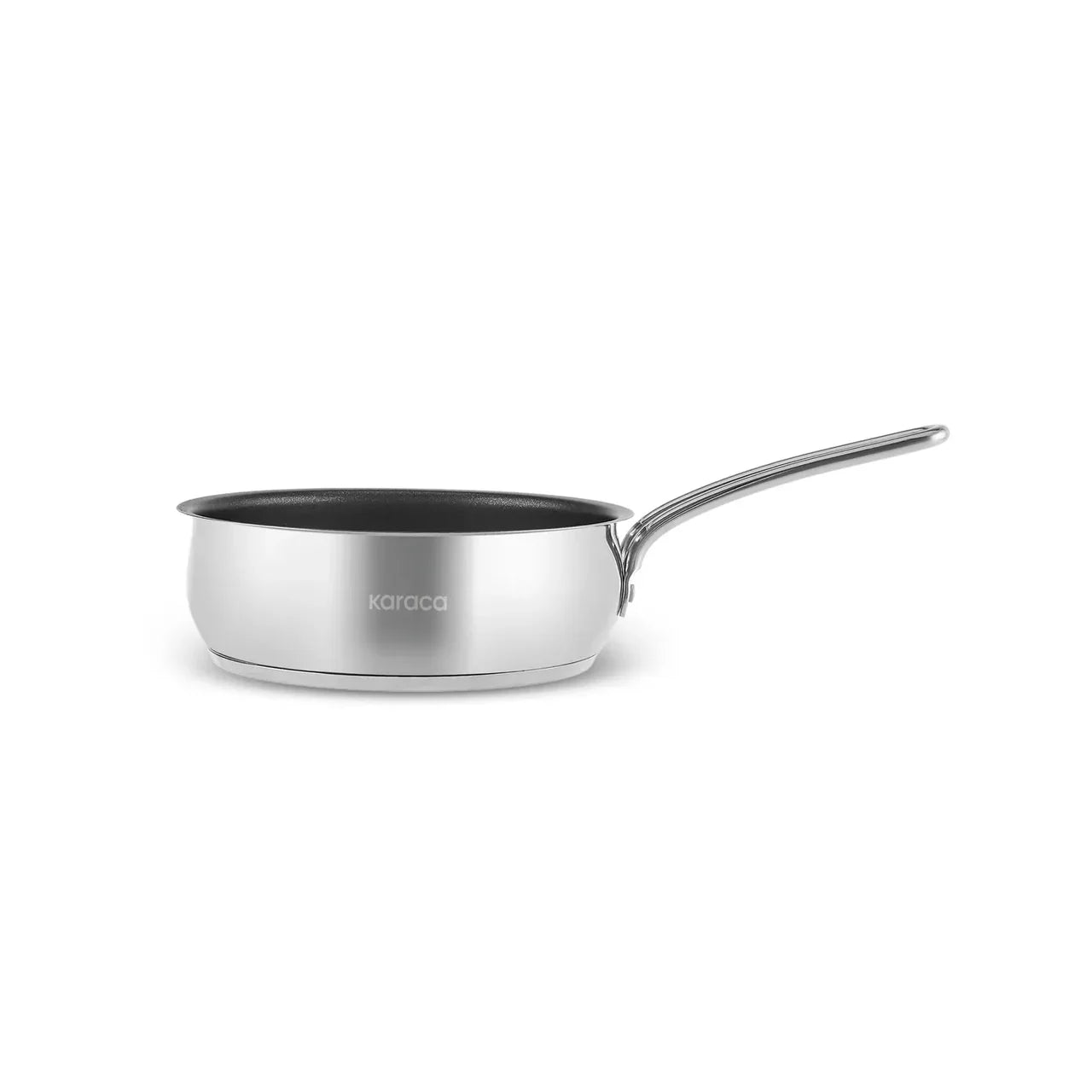 Karaca Emirgan - Steelpan - 16 cm - 18/10 Roestvrijstaal - Geschikt Voor Inductie