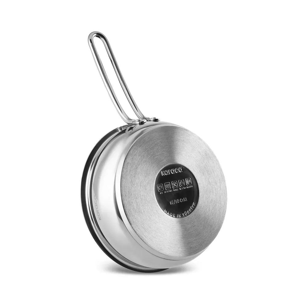 Karaca Emirgan - Steelpan - 16 cm - 18/10 Roestvrijstaal - Geschikt Voor Inductie