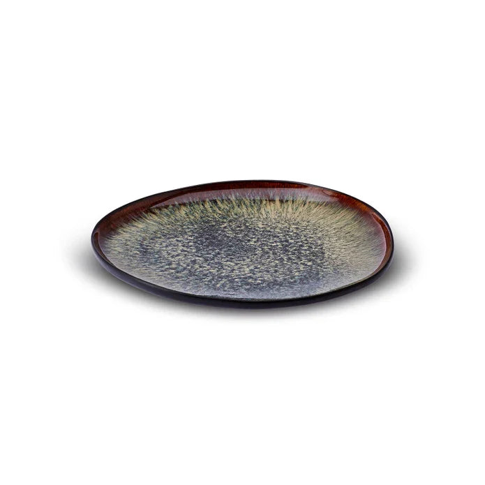 Karaca Galactic - Dessertbord - Zwart - 21,5x21x2,5 cm - Stoneware