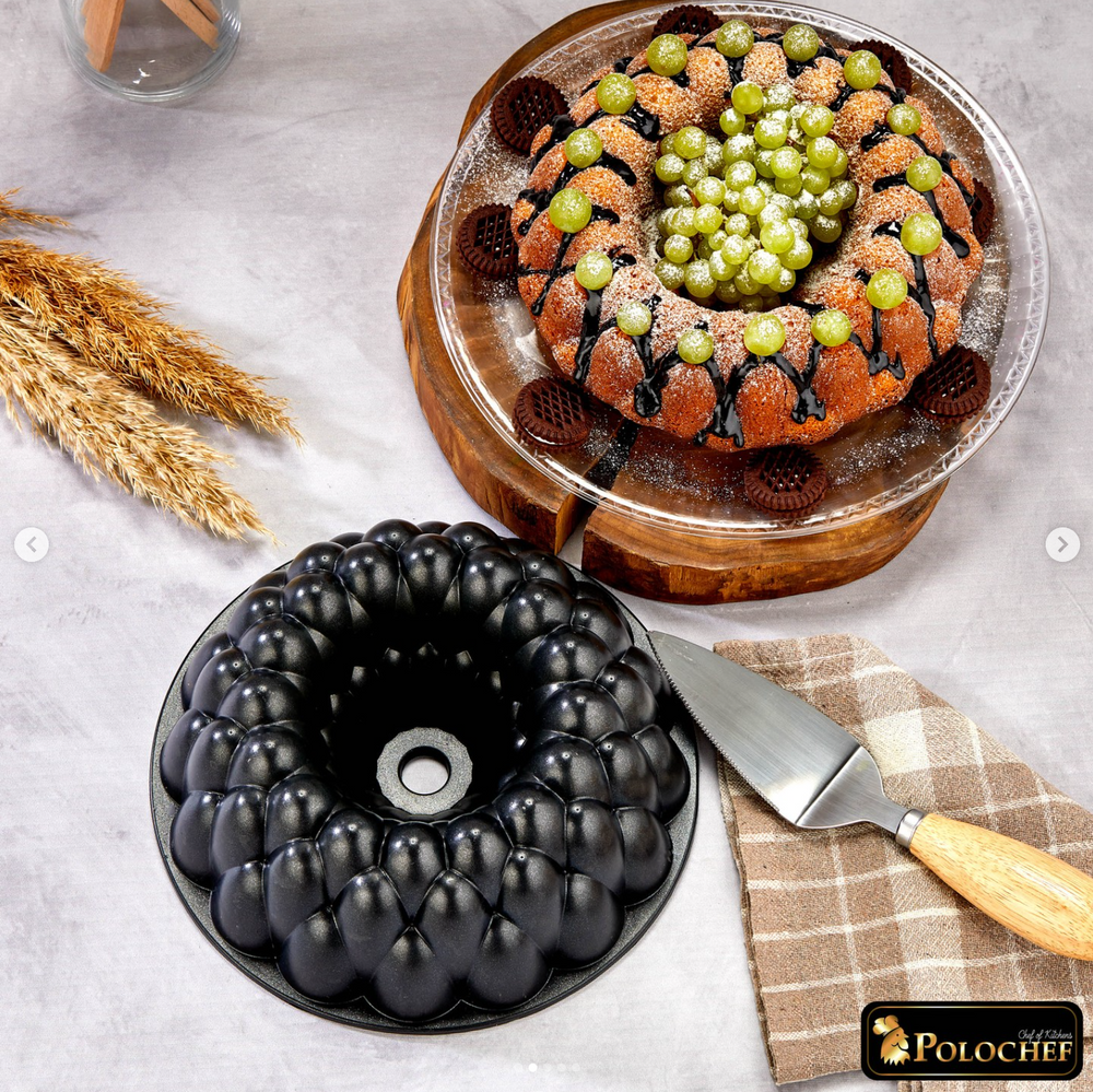 Polochef Casting - Graniet Bakvorm - 26 cm - Non-Stick - Zwart