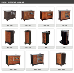 S36 Mini Ronde Kachel - Houtkachel met Emmer en Grillrooster - Compact en Duurzaam