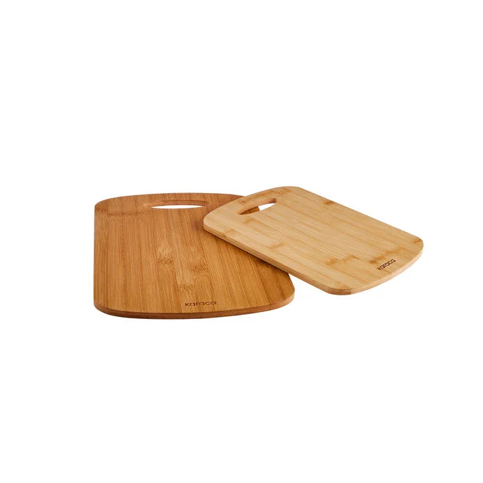 Karaca Defne - 2-delige Bambu Snijplank Set - 33 x 24 cm + 28 x 20 cm