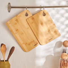 Karaca Azur - 2-delige Bambu Snijplank Set - 33 x 24 cm + 28 x 20 cm