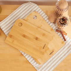 Karaca Azur - 2-delige Bambu Snijplank Set - 33 x 24 cm + 28 x 20 cm