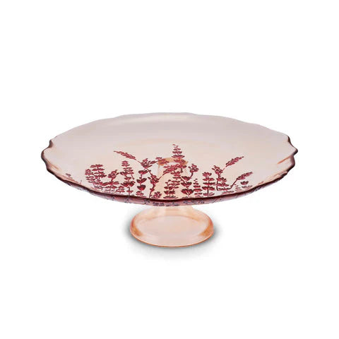 Karaca Red Lavender - 7-delige Taartset – Glas