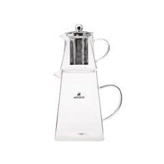 Karaca Giza - Glazen Theepot - 1500 ml - Borosilikaatglas - RVS zeef - Geschikt Voor Alle Warmtebronnen