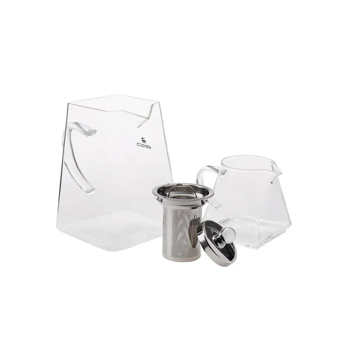 Karaca Giza - Glazen Theepot - 1500 ml - Borosilikaatglas - RVS zeef - Geschikt Voor Alle Warmtebronnen
