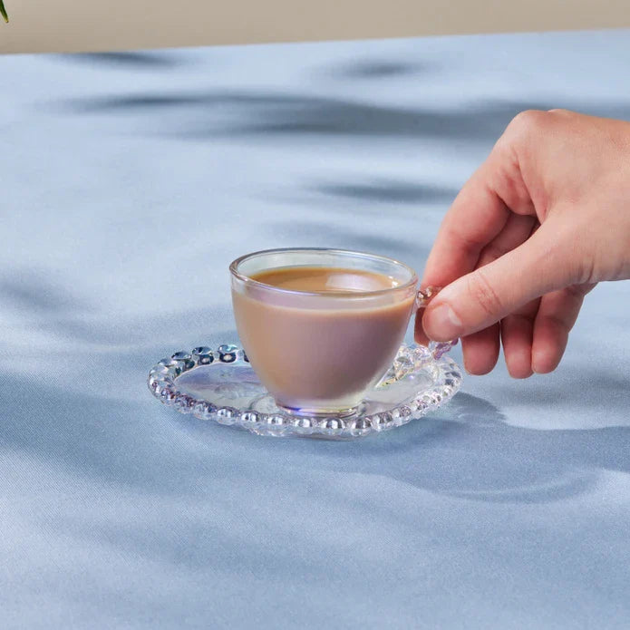 Karaca Rory - Espressokopje met Hartvormige Onderzetter - 1x - 80 ml