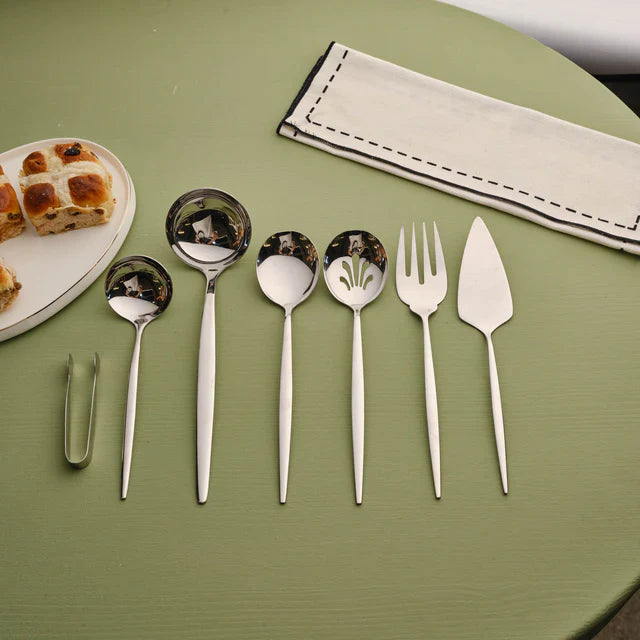 Karaca Orion Platin - 7-delige Servies Set - RVS