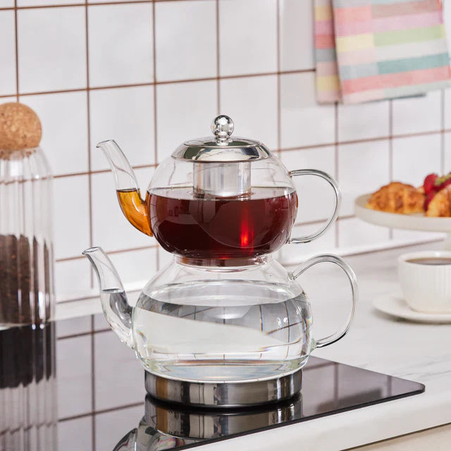 Karaca Pandora - Glazen Theepot - Inductie Geschikt - 1000 ML