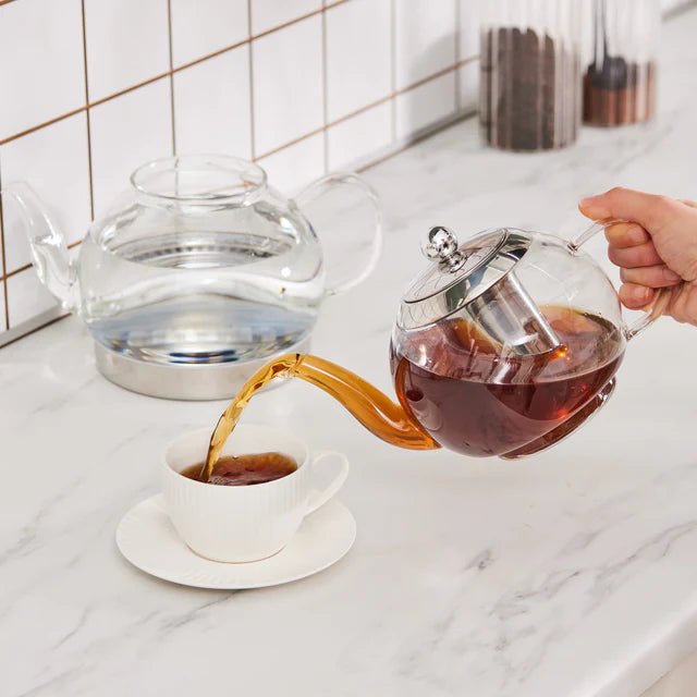 Karaca Pandora - Glazen Theepot - Inductie Geschikt - 1000 ML