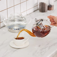 Karaca Pandora - Glazen Theepot - Inductie Geschikt - 1000 ML