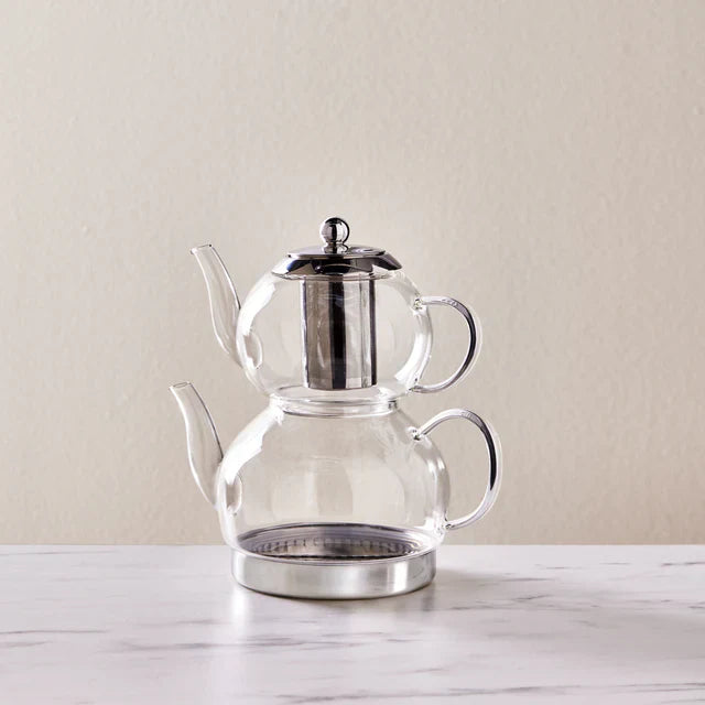 Karaca Pandora - Glazen Theepot - Inductie Geschikt - 1000 ML