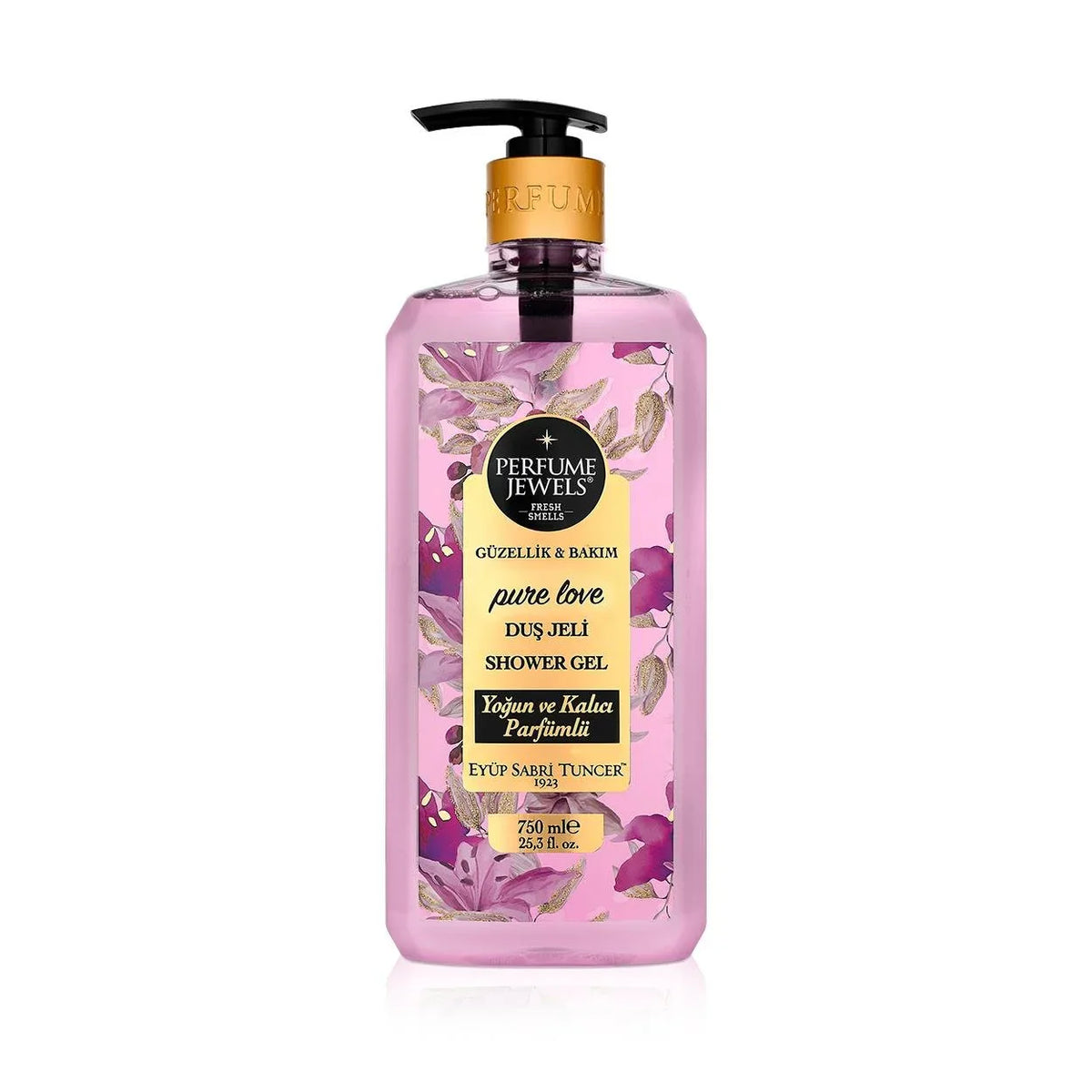 Eyüp Sabri Tuncer - Pure Love Douchegel - 750 ml - Gluten- en Parabeenvrij - Natuurlijke Olijfolie Essentie