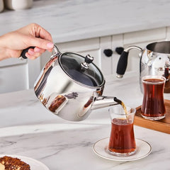 Karaca Stella - RVS Theepot - 2L + 1L – Inductiegeschikt
