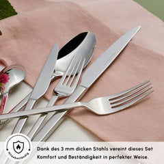 Karaca Pallas Elegance - Bestekset - 12-Persoons - 84-Delig - RVS