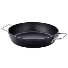 Fissler Adamant - Serveerpan - 28 cm - Dubbelhandvat - Zwart