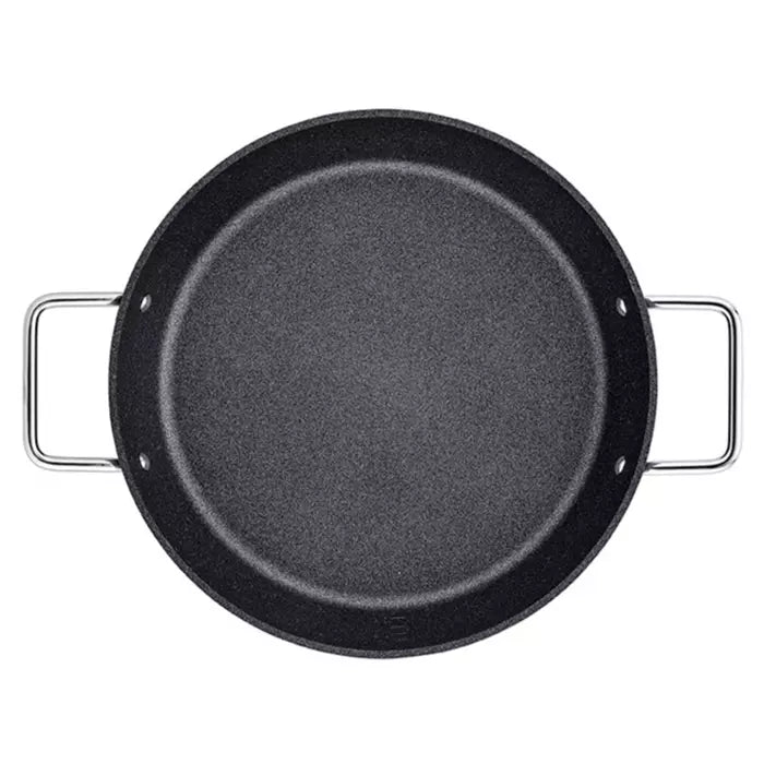 Fissler Adamant - Serveerpan - 28 cm - Dubbelhandvat - Zwart