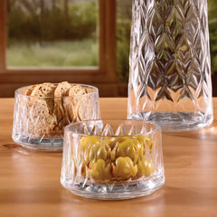 Paşabahçe Leafy 530166– Glazen Schaaltjes – 4 Stuks – 240 ml – Ø9 cm
