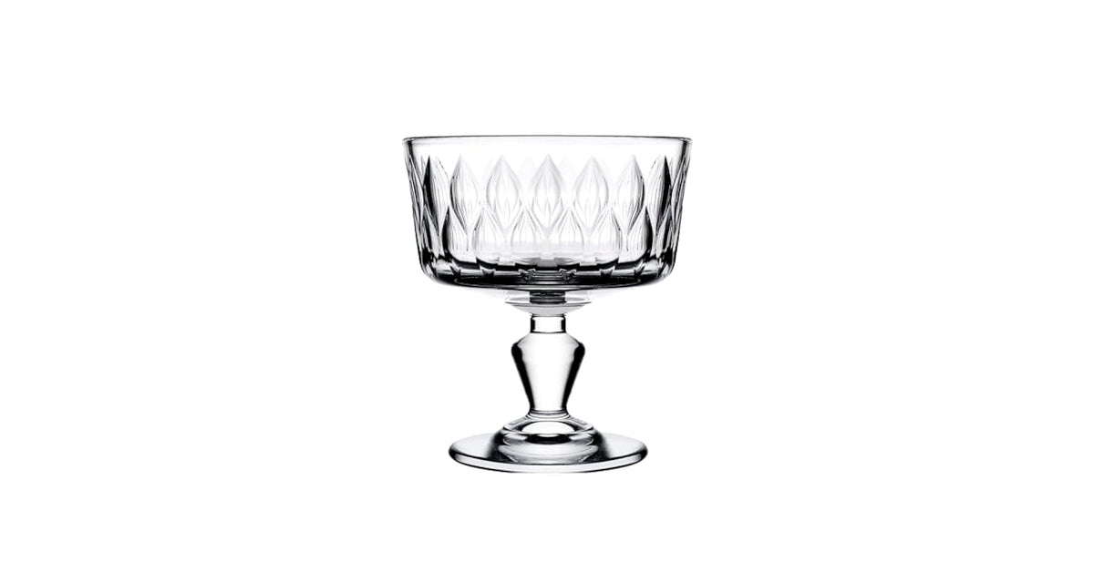 Paşabahçe Leafy 440414 – Glazen Dessertschalen – 2 Stuks – 250 ml