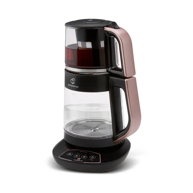 Karaca Caysever - Sprekende Glazen Theemaker - Roségoud - 1700 W - Engels Talig