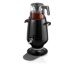 Arzum Ehlikeyf Samovar AR3083-0100 | Zwart - Turkse Theemachine - 3.5 + 1.2 liter - Led-indicator - 2200 W