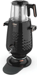 Arzum Ehlikeyf Samovar AR3083-0100 | Zwart - Turkse Theemachine - 3.5 + 1.2 liter - Led-indicator - 2200 W