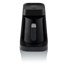 Arzum OKKA Minio Jet Turks Koffiezetapparaat OK0017-0500 | Zwart/Chroom - Dubbelzijdige koffiepot - 1-5 kopjes - 480W