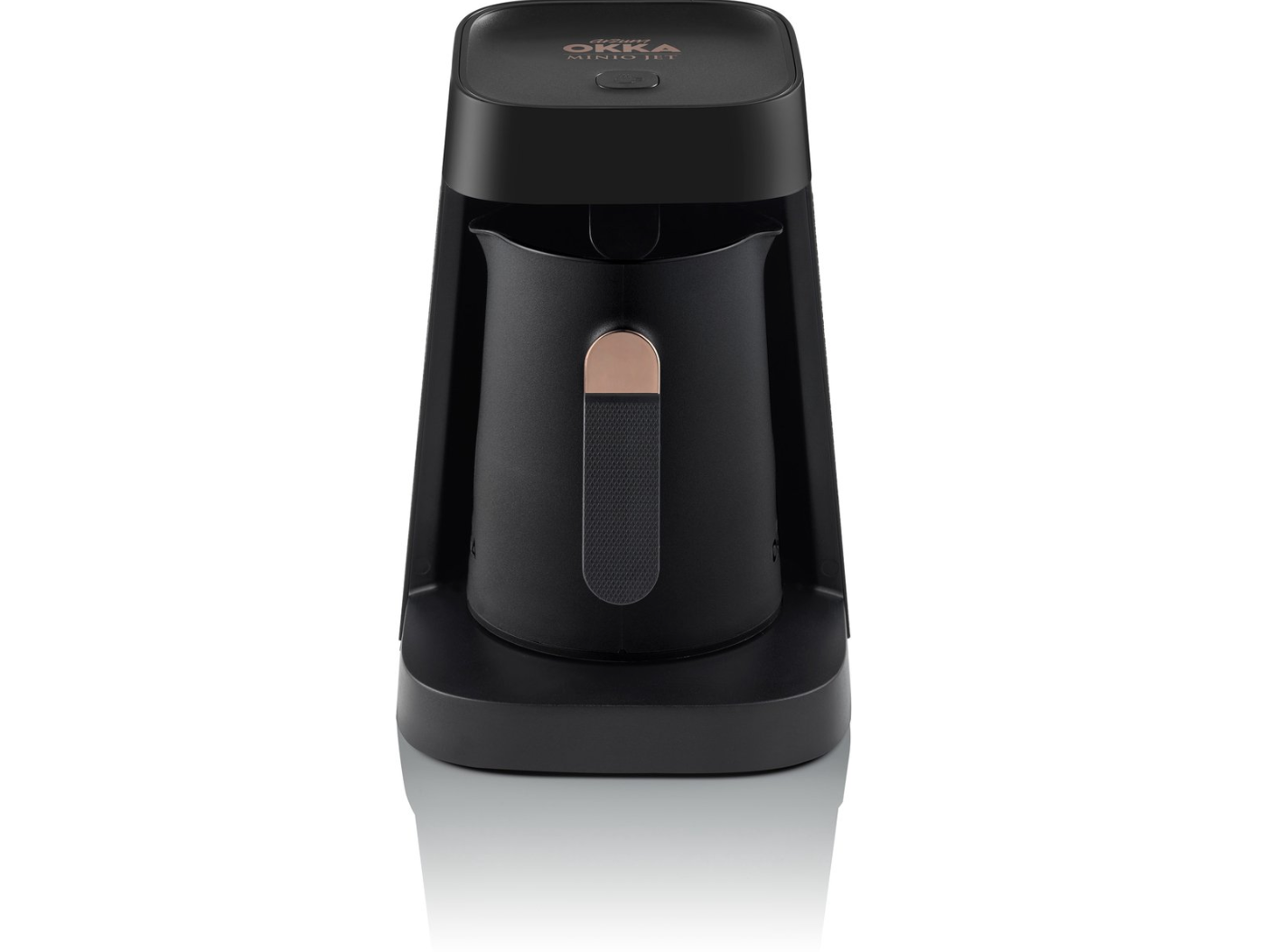 Arzum OKKA Minio Jet Turks Koffiezetapparaat OK0017-0400 | Zwart/Koper - Dubbelzijdige koffiepot - 1-5 kopjes - 480W