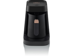 Arzum OKKA Minio Jet Turks Koffiezetapparaat OK0017-0400 | Zwart/Koper - Dubbelzijdige koffiepot - 1-5 kopjes - 480W