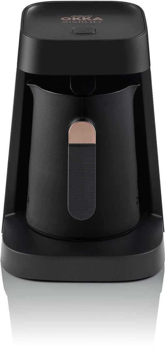 Arzum OKKA Minio Jet Turks Koffiezetapparaat OK0017-0400 | Zwart/Koper - Dubbelzijdige koffiepot - 1-5 kopjes - 480W