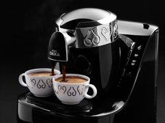 Arzum OKKA Turks Koffiezetapparaat OK001-0100 | Zwart/Chroom - 2 kopjes - Aanpasbare temperatuur - Volautomatisch - 710W